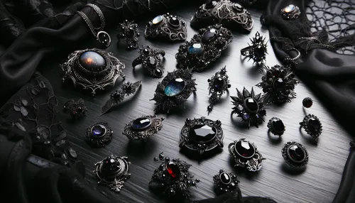 Dark Romance Gemstone Jewelry